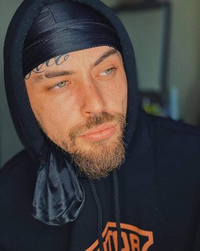 Silk Durag for Men Waves Silky Extra Long Tail Wide Straps Designer Du-rag Do Rags for Waver in Saudi Arabia