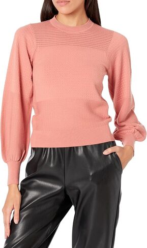 Club Monaco Women's Textured Stitch Crew Neck Sweater in Saudi Arabia