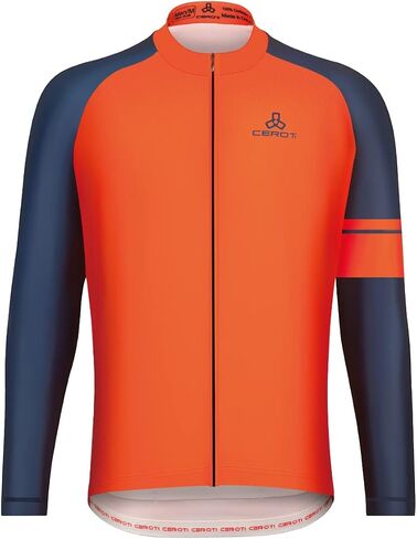 قميص CEROTIPOLAR Club Fit UPF50+ لركوب الدراجات خفيف الوزن وأكمام طويلة للرجال، قمصان ركوب الدراجات الهوائية، ماص للرطوبة، سريع الجفاف in Saudi Arabia