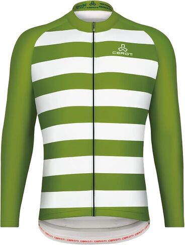 قميص CEROTIPOLAR Club Fit UPF50+ لركوب الدراجات خفيف الوزن وأكمام طويلة للرجال، قمصان ركوب الدراجات الهوائية، ماص للرطوبة، سريع الجفاف in Saudi Arabia