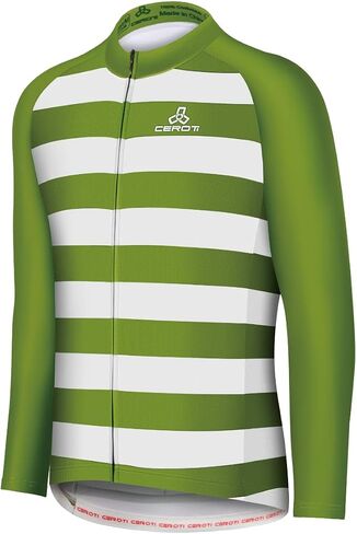 قميص CEROTIPOLAR Club Fit UPF50+ لركوب الدراجات خفيف الوزن وأكمام طويلة للرجال، قمصان ركوب الدراجات الهوائية، ماص للرطوبة، سريع الجفاف in Saudi Arabia