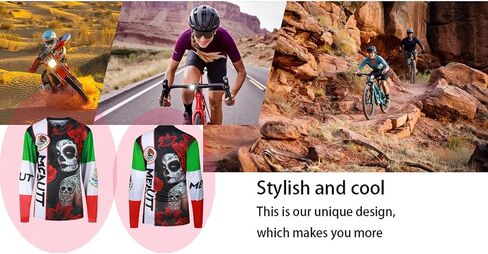 قمصان الدراجات الجبلية النسائية طويلة الأكمام المكسيك MTB للطرق الوعرة موتوكروس جيرسي سريعة الجفاف وماصة للرطوبة in Kuwait