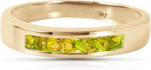 Galaxy Gold GG 14k Yellow, White, Rose Gold Ring with Natural Peridots in Saudi Arabia