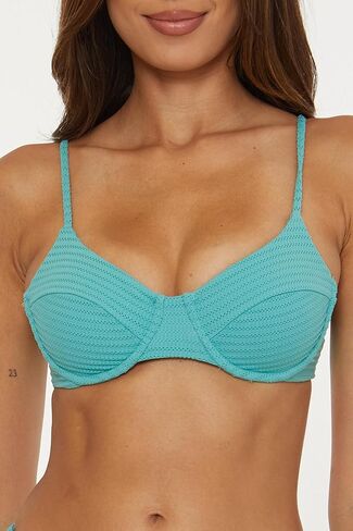 BECCA Women's Standard Line in Sand Underwire Bikini Top, Adjustable, Swimwear Separates in Saudi Arabia