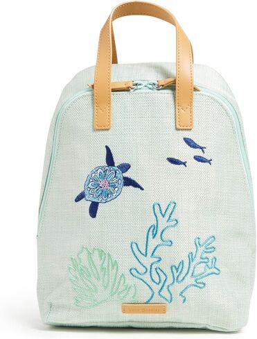 Vera Bradley Straw Mini Beach Totepack Backpack in Kuwait