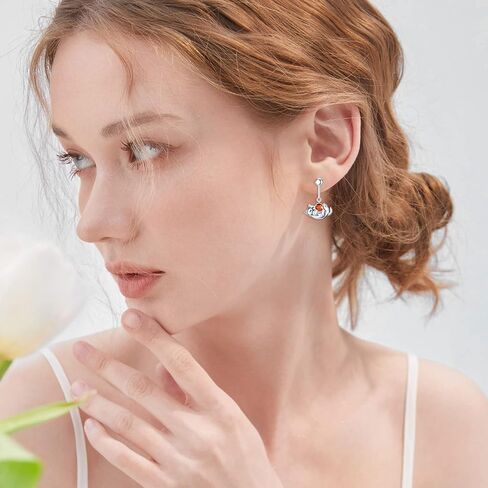 pytali القط أقراط 925 الفضة الاسترليني الأقراط لطيف هيبوالرجينيك النيكل الحرة الأقراط للآذان الحساسة الفضة أقراط kawaii روز الكوارتز جوهرة الحيوان أقراط للنساء في سن المراهقة الفتيات للأعمار 8-12 هدية المجوهرات للنساء أمي زوجة ابنة in Kuwait