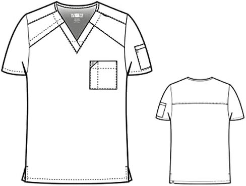 Men's Ez Zip Scrub Top in Saudi Arabia