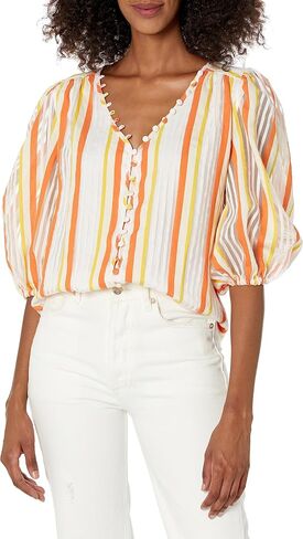 Trina Turk Women's Button Front Blouse in Saudi Arabia
