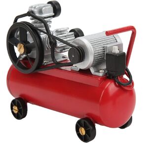 RC Simulation Air Compressor Decoration Accessories Mini Compressor Parts for 1/10 Remote Control Crawler Car(red)