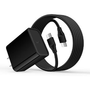 Samsung Fast Charger Type C,20W USB C Charger Block & 9FT Long USB C to USB C Cable Fast Charging for Galaxy A54 5G S24 S23 S22 Ultra Plus A14 A23 A53 A13 S21 S20 S10 S9 A12 A03S Note 20 10 Z Fold 6