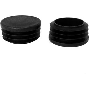 uxcell 40mm 1.57" OD Plastic Tube Inserts Pipe End Covers Caps 2pcs, 1.46"-1.54" Inner Dia, for Furniture Bench Table Feet