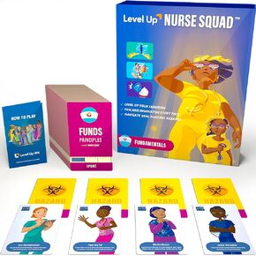 Nursing School Flash Cards Game – Nursing School Exam Prep – Nursing Student Essentials – Prepare for 2024-2025 NCLEX ATI HESI Exams (Fundamentals)