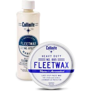 Collinite 870 One Step Fiberglass and 885 Paste Wax Combo