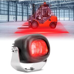 SUPAREE LED Strobe Light for Forklift Red, 3000LM Red Modern Portable Adjustable LED Straight Line Forklift Safety Light, Warehouse Forklift Truck Safety Light Zone Warning Lights(30W, DC 12-80V) in Kuwait