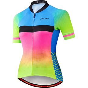 Cycling Jersey Women Short Sleeve Top Shirt Riding Bike Biking Clothes