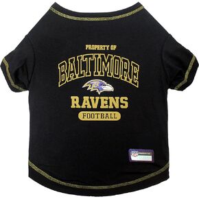 NFL PET SHIRT for Dogs & Cats - BALTIMORE RAVENS Dog T-Shirt, X-Large. - Cutest Pet Tee Shirt for the real sporty pup