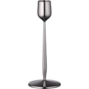 Dorotea Candlestick 2.7" x 2.1" Sustainable Stainless Steel Elegance - Minimalist Design, Nature-Inspired Swedish Chic, Timeless Home Decor Accent. Crafted for Eco-Conscious Sophistication.