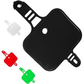قطع غيار ما بعد البيع للوحة الأرقام البلاستيكية الانسيابية تناسب 50cc 70cc 90cc 110cc 125cc 150cc قطع غيار الدراجات النارية CRF50 XR50. (أبيض)