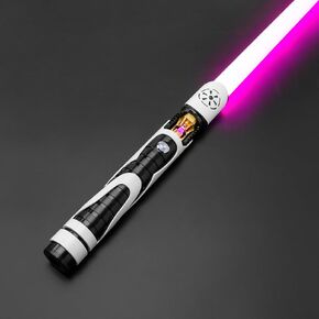 FX Light Saber, Motion Control 27 Sound Fonts with Infinite 12 Color Changing, Premium Metal Hilt Light Saber for Kids Movie Fans Cosplay Party Birthday Present