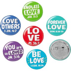 Loved Mini Button Assortment - 48 Pieces