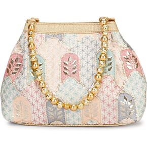 Potli Bag for Women, Evening Bags for Women Handbags, Embroidered Indian Ethnic Potli Bag for Women