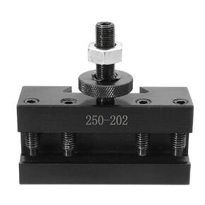 BXA 250-207 Wedge Type Piston Quick Change Tool Holder for CNC Lathe, Quick Change Tool Post for Mini Lathe, Metal Lathe Tool Post for Turning Tools
