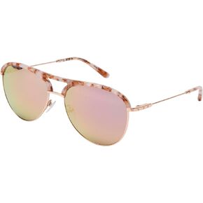 Gwen Stefani LA575 Women's Contemporary Pilot Sunglasses, Rose Gold, 57 mm