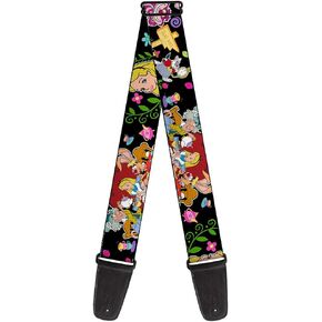 Buckle-Down Guitar Strap - Alice's Encounters in Wonderland - 2" Wide - 29-54" Length