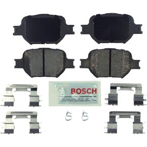 BOSCH BE817H Blue Ceramic Disc Brake Pad Set With Hardware - Compatible With Select Scion tC; Toyota Celica; FRONT