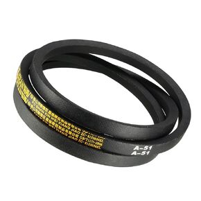 A-51 Drive V-Belt - [51-inch Inside Circumference] A-Section Rubber Drive Belt Wrapped for Transmission Use