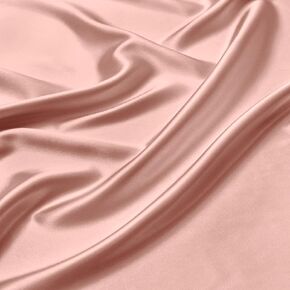 Satin Fabric 1 Yard 60" Wide Soft Silky Charmeuse Satin Fabric by The Yard Soild Fabric for Wedding Dress, Sewing, Crafts, Party Decorations, Backdrop, Burgundy