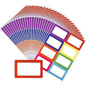 Pacific Mailer Name Tag Stickers Label Stickers Name Stickers for School Office Home Meeting [200 Labels, 3.5" x 2.25"]