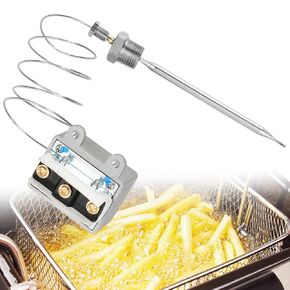 Upgraded 1177 high Limit Oil Fryer Switch LCCM2003000, Compatible with ATOSA 301030005, Imperial, ROBERTSHAW, with 3/8 "Mpt Stuff Box high Limit 450 ° F