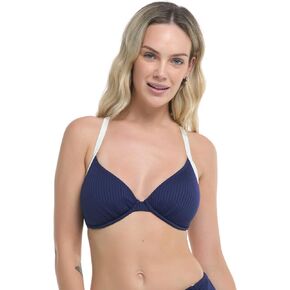 Skye Women's Standard Hilary D, DD, E, F Cup Underwire Bikini Top Swimsuit, Tanzanite, D