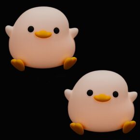 2 Pack Duck Lamp,Silicone Dimmable Nursery Night Light,Touch Sensor for Women Bedrooms Light,Animal Silicone Sleep Light,Novelty Night Light