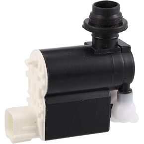 ACROPIX Windshield Washer Motor Pump with Grommet for Hyundai Santa Fe - Pack of 1 Black
