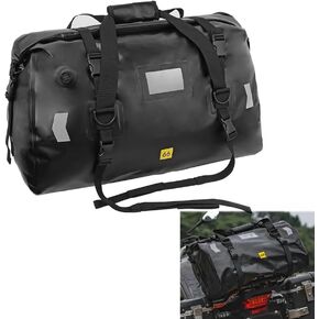 Motorcycle Tail Bag 66L, Waterproof Duffel Bag Motorcycle Travel Luggage Bag for Touring Adventure for Motorcycle Trip Camping Cycling