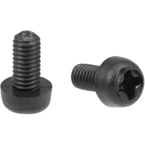 Uxcell M4x6mm مسامير آلة فيليبس من النايلون الملولب برأس متقاطع، أسود 50 قطعة in Kuwait