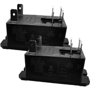 Power Relay T92P7D22-12,12VDC, 30A General Purpose High Power PCB, Panel Mount Relay, DPST-NO Flange 6-1393211-9 (Pack of 2)