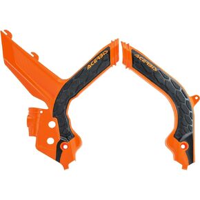 Acerbis X-Grip Frame Guard - 16 Orange/Black (2783155225), One Size