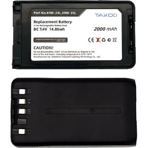 2000mAh KNB-57L KNB-55L KNB-35L KNB-24L Large Capacity Battery Compatible with Kenwood TK-2140 TK-2160 TK-2168 TK-2170 TK-2360 TK-3140 TK-3160 TK-3170 TK-3360 NX-320 NX-220 NX-3320