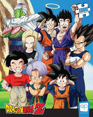 أحجية الصور المقطوعة المكونة من 1000 قطعة من Dragon Ball Z "Buu Saga" | أحجية الرسوم المتحركة القابلة للتجميع تتميز بأعمال فنية لمحاربي DBZ الأسطوريين الخارقين | بضائع Dragon Ball Z المرخصة رسميًا in Saudi Arabia