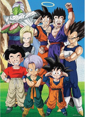 أحجية الصور المقطوعة المكونة من 1000 قطعة من Dragon Ball Z "Buu Saga" | أحجية الرسوم المتحركة القابلة للتجميع تتميز بأعمال فنية لمحاربي DBZ الأسطوريين الخارقين | بضائع Dragon Ball Z المرخصة رسميًا in Saudi Arabia