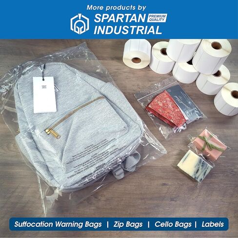 Spartan Industrial - ملصقات بديلة متوافقة لملصقات الاسم DYMO 30857-2-1/4" X 4" (10 عبوات) in Kuwait