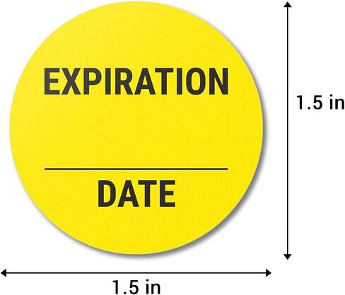 300 Use by Labels, 1.5 inch, Circle Dot Use by Date Stickers for Expiration Date/Service/Shelf Life/Food Safety - 1 Roll of Food Prep Labels in Saudi Arabia