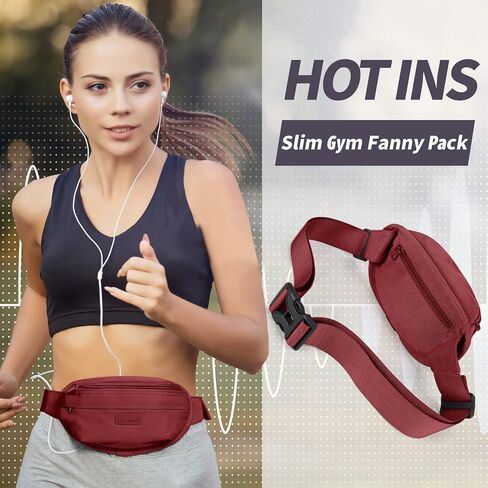 Multi-color Fanny Packs for Women Fashionable Belt Bag Waist Bag Phone Belt Running Bag Womens Crossbody Water Resistant Hiking Running Walking Bag Waterproof Designer Fanny Pack for Men Purple in Saudi Arabia
