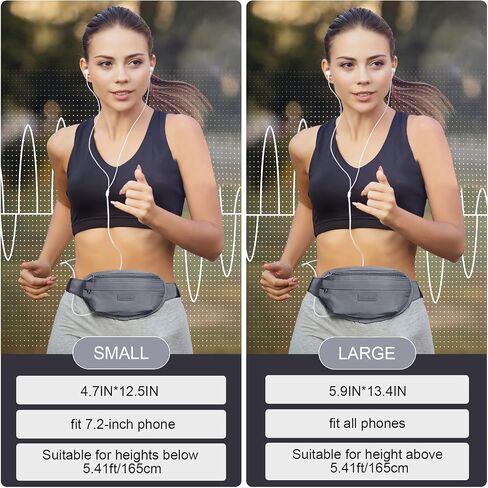 Multi-color Fanny Packs for Women Fashionable Belt Bag Waist Bag Phone Belt Running Bag Womens Crossbody Water Resistant Hiking Running Walking Bag Waterproof Designer Fanny Pack for Men Purple in Saudi Arabia