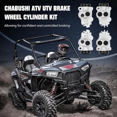 مجموعة أحذية اسطوانات عجلة الفرامل الأمامية لهوندا FourTrax Rancher 350 TRX350 TRX300FW لاستبدال 45330-HC5-006 45370-HC5-971 يسار يمين جميع الأربعة in Saudi Arabia