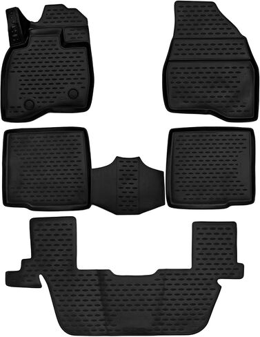 Fits 2011-2019 Ford Explorer Custom Fit Cargo Trunk Liner Behind 2nd Row Long (Black) in Saudi Arabia