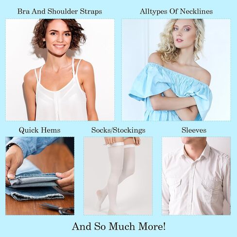 Double Sided Clothing Tape Fashion Beauty Tape Clear Body Strong Tape Transparent Fabric Adhesive Tape with Dispenser for Clothing Fabric Dress Bra in Saudi Arabia